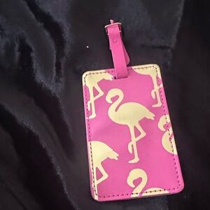 Pink Flamingo Luggage Tag